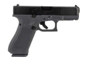 Glock 45 Gen 5 9mm pistol with standard Glock sights and front serrations.